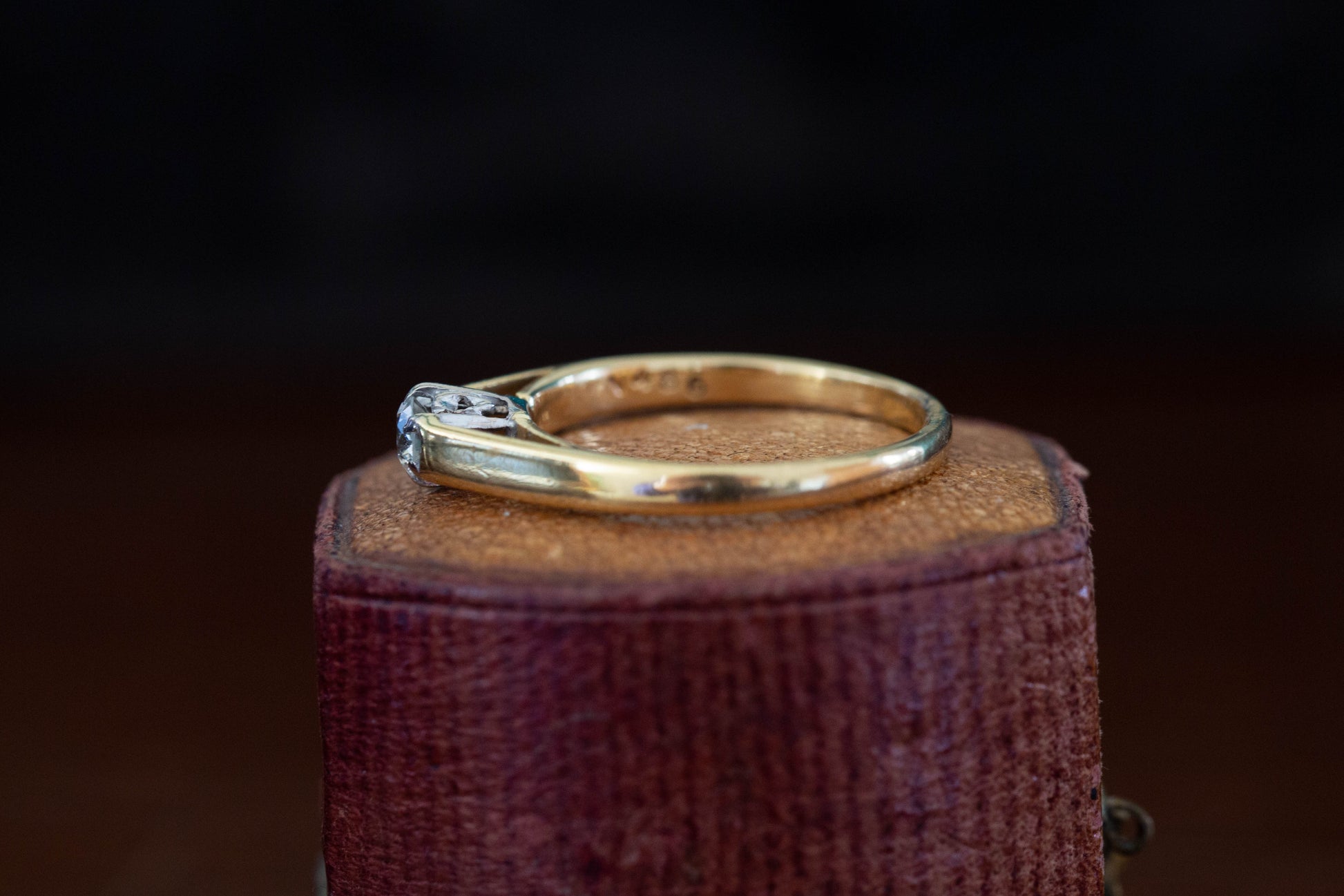 Diamond Solitaire Ring — view 3
