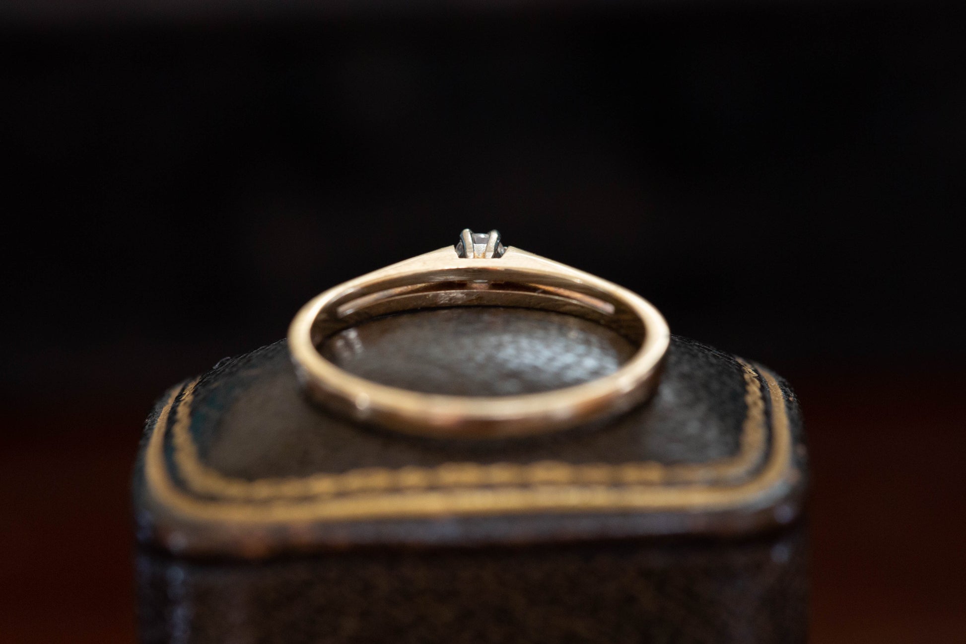 Diamond Solitaire Ring — view 4