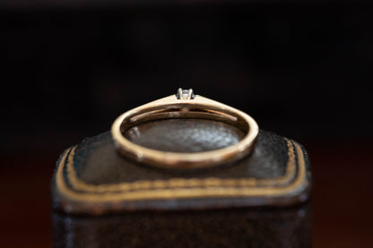 Diamond Solitaire Ring — view 4