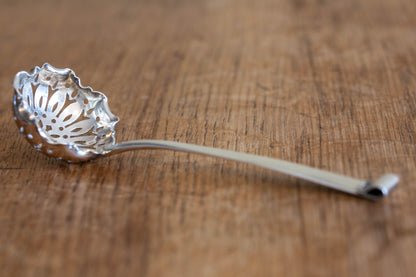 Victorian Solid Silver Sugar Sifter — view 2