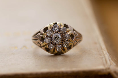 Diamond Cluster Ring