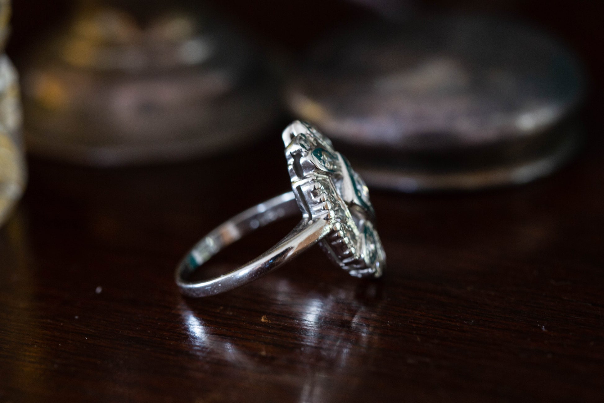 Diamond Cluster Ring — view 3