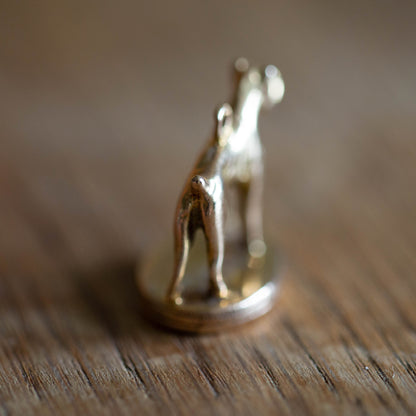 Dog Fob with Onyx Base — view 5