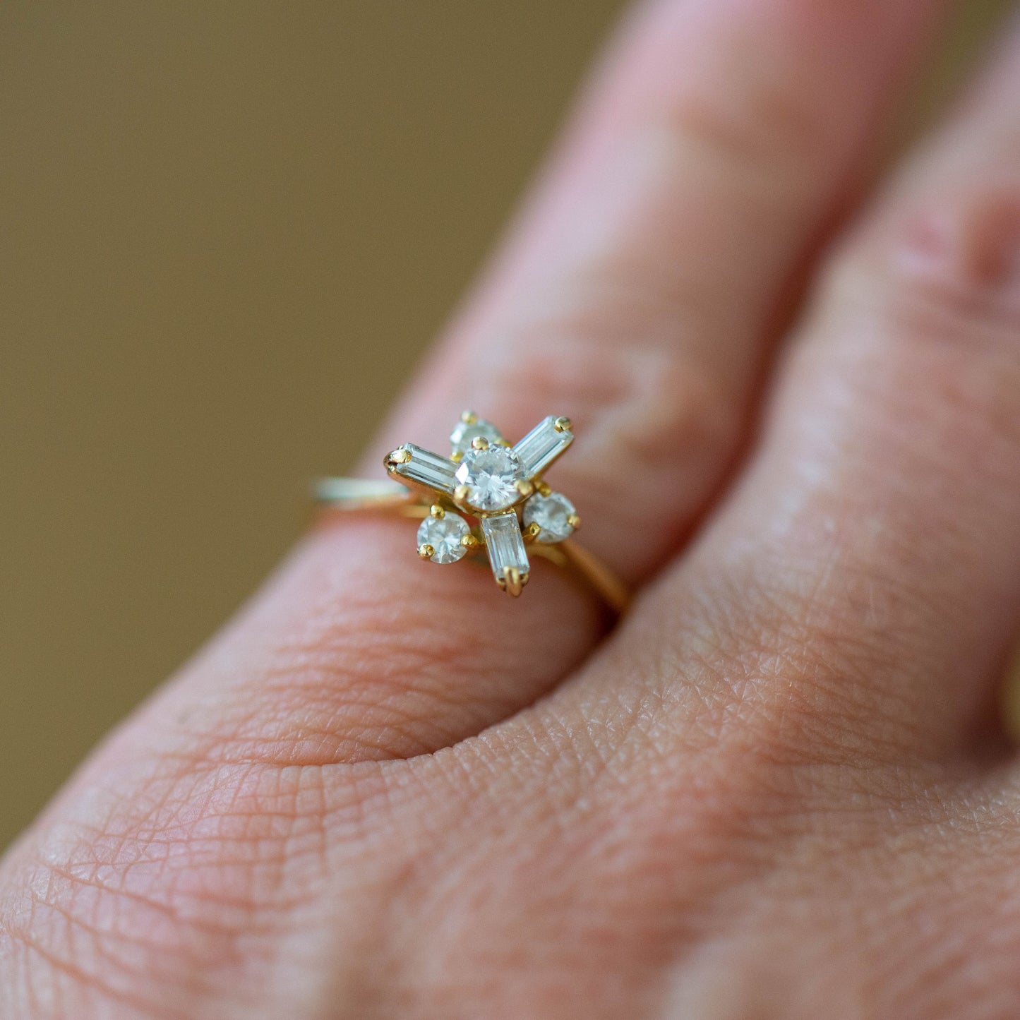 Diamond Cocktail Ring — view 3