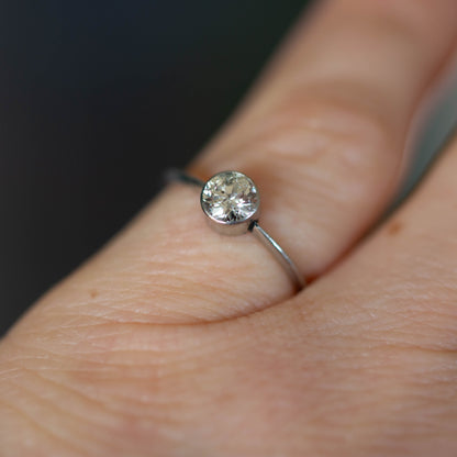 Diamond Solitaire Ring — view 7
