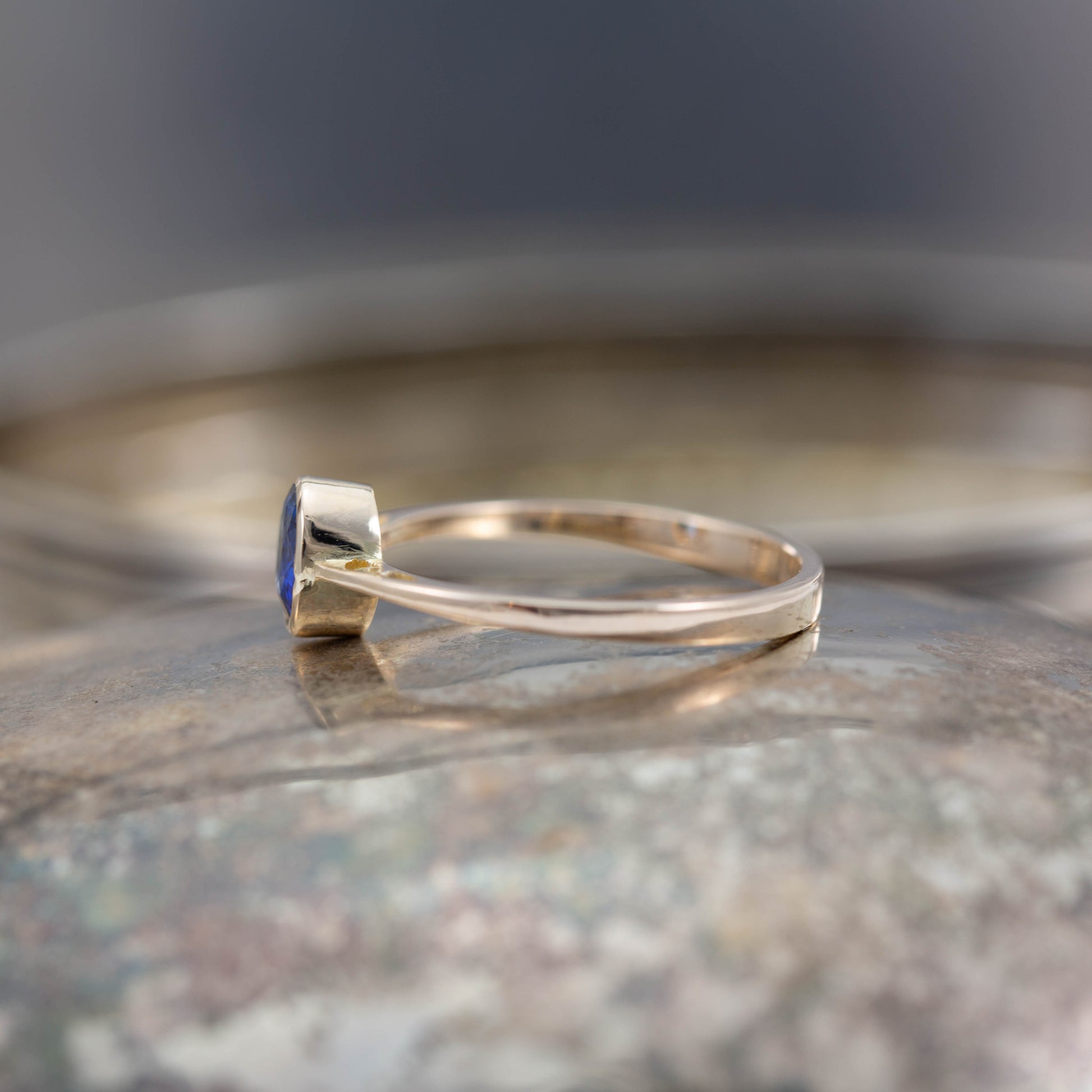 Iolite Solitaire Ring — view 7