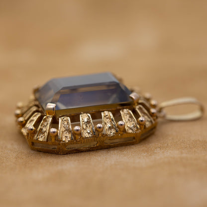 Large Smokey Quartz Pendant — view 4