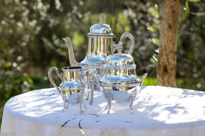 Silver Plate Three Piece Coffee Set