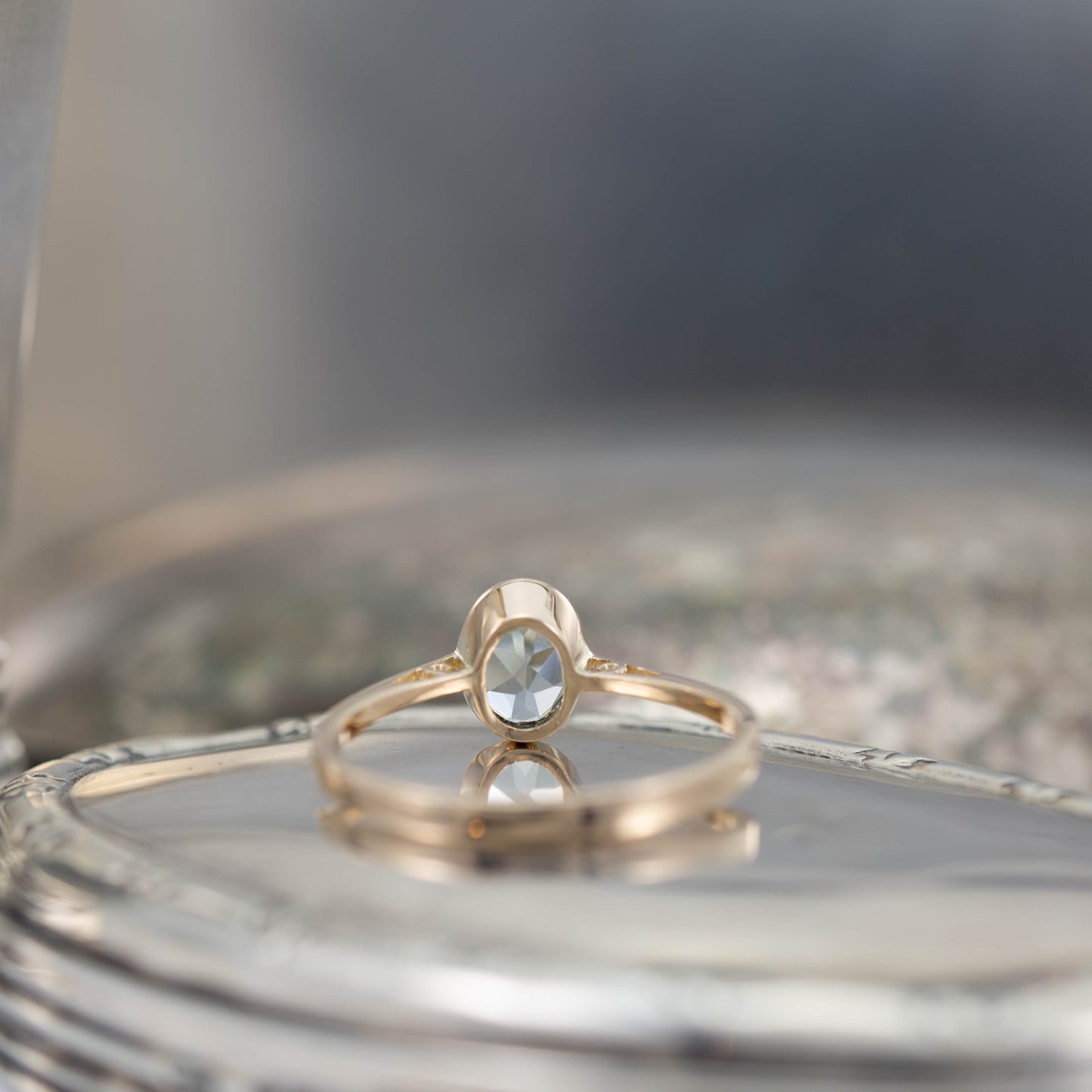 Aquamarine Ring — view 4