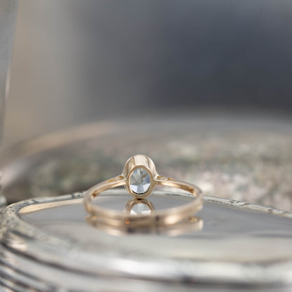 Aquamarine Ring — view 4