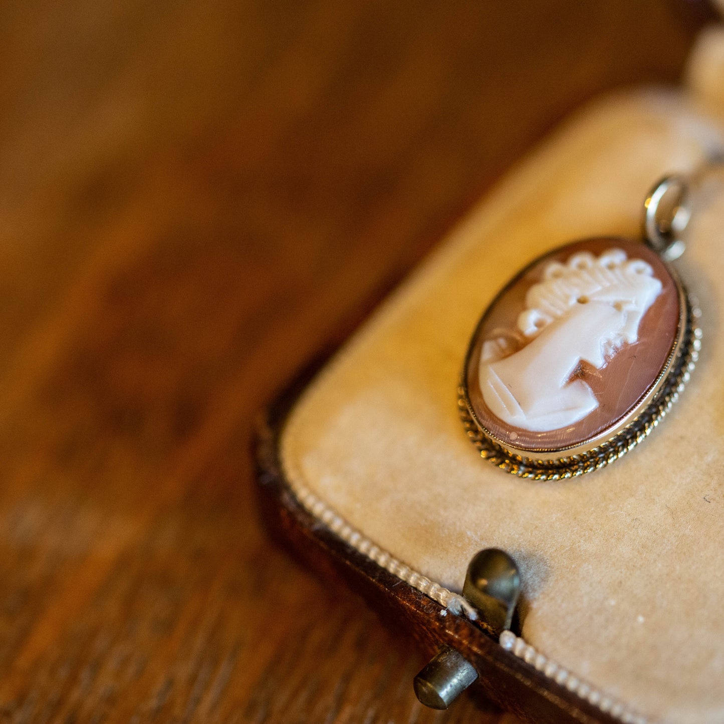 Oval Cameo Pendant — view 3