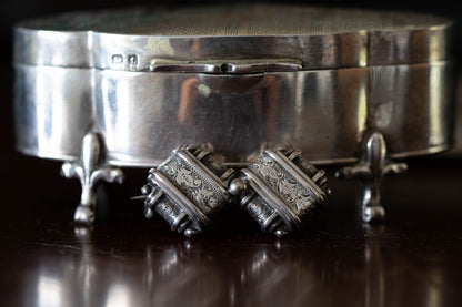 Silver Victorian Bar Brooch — view 4