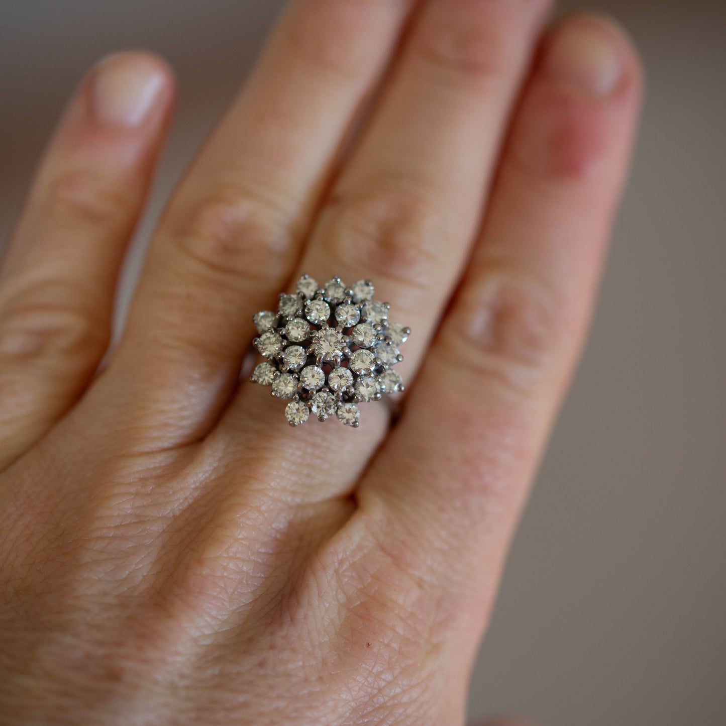 Diamond Cluster Ring — view 6
