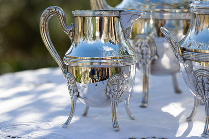 Silver Plate Three Piece Coffee Set — view 7