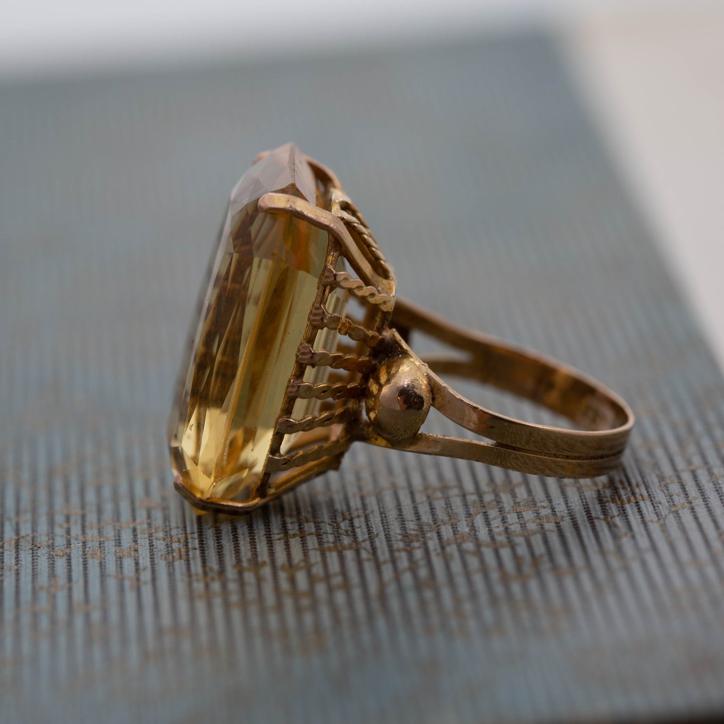 Citrine Solitaire — view 3