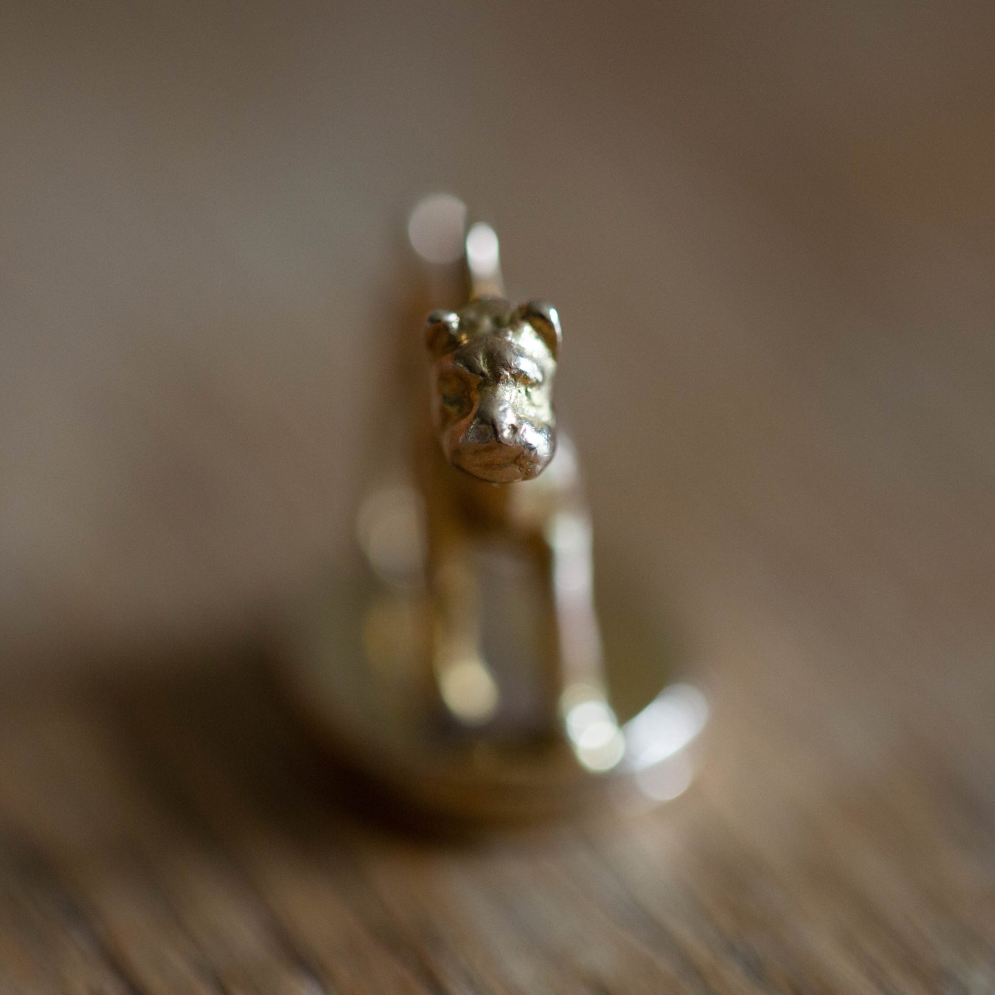 Dog Fob with Onyx Base — view 3