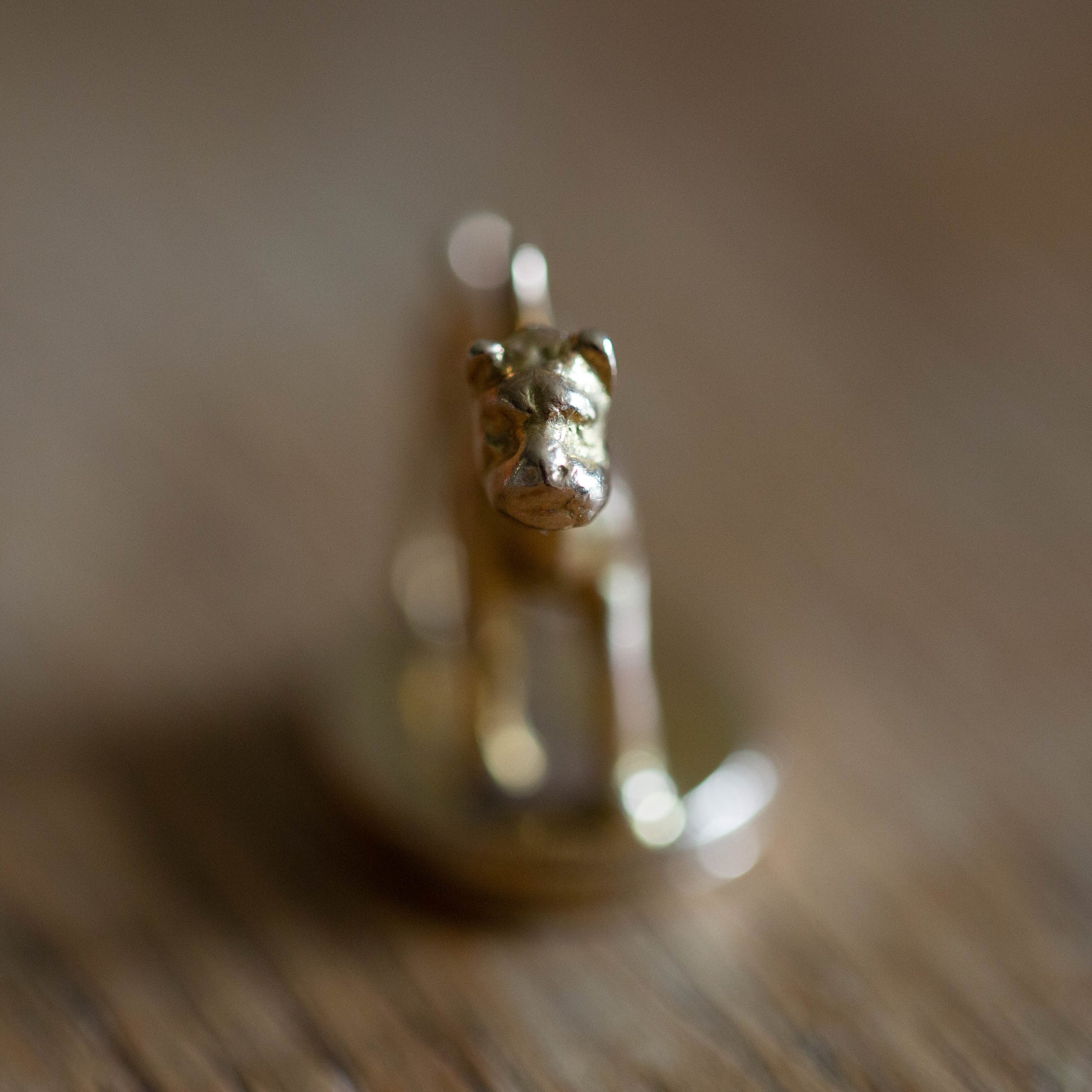 Dog Fob with Onyx Base — view 3