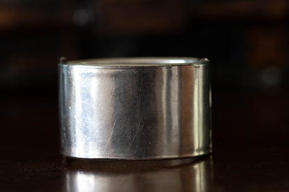 Victorian Silver Buckle Bangle — view 4