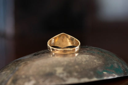 Antique Turquoise and Pearl Ring — view 4