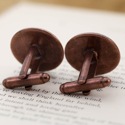 Farthing Coin Cufflinks — view 3