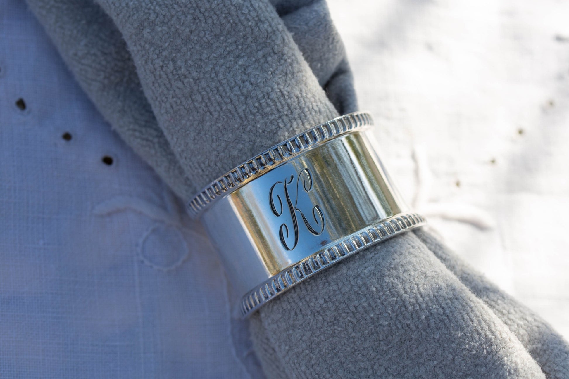 Solid Silver Napkin Ring