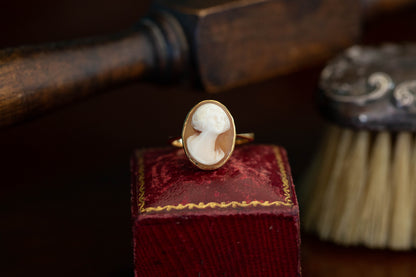 Oval Cameo Ring