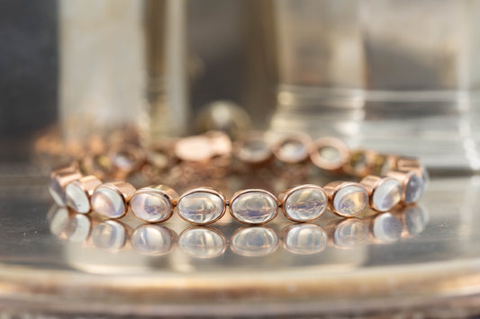 Oval Moonstone Bracelet
