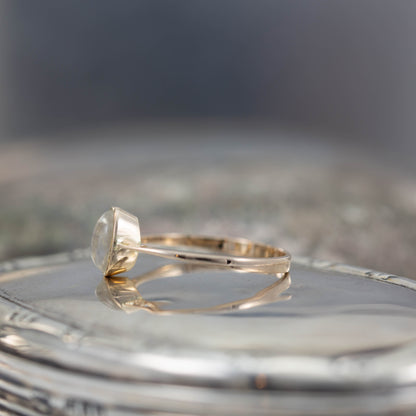 Moonstone Solitaire Ring — view 5