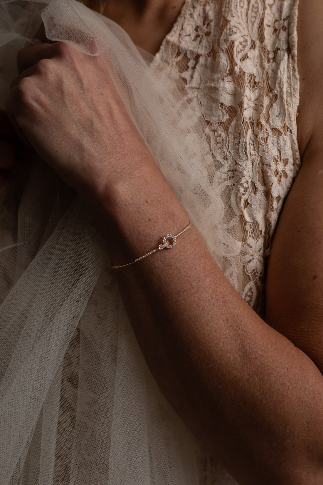Diamond Set Bangle